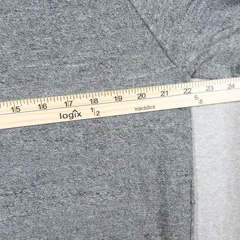 J. Crew Sweater Mens XL Gray Slim Fit Rugged Cotton Crew‎ Neck Pullover
